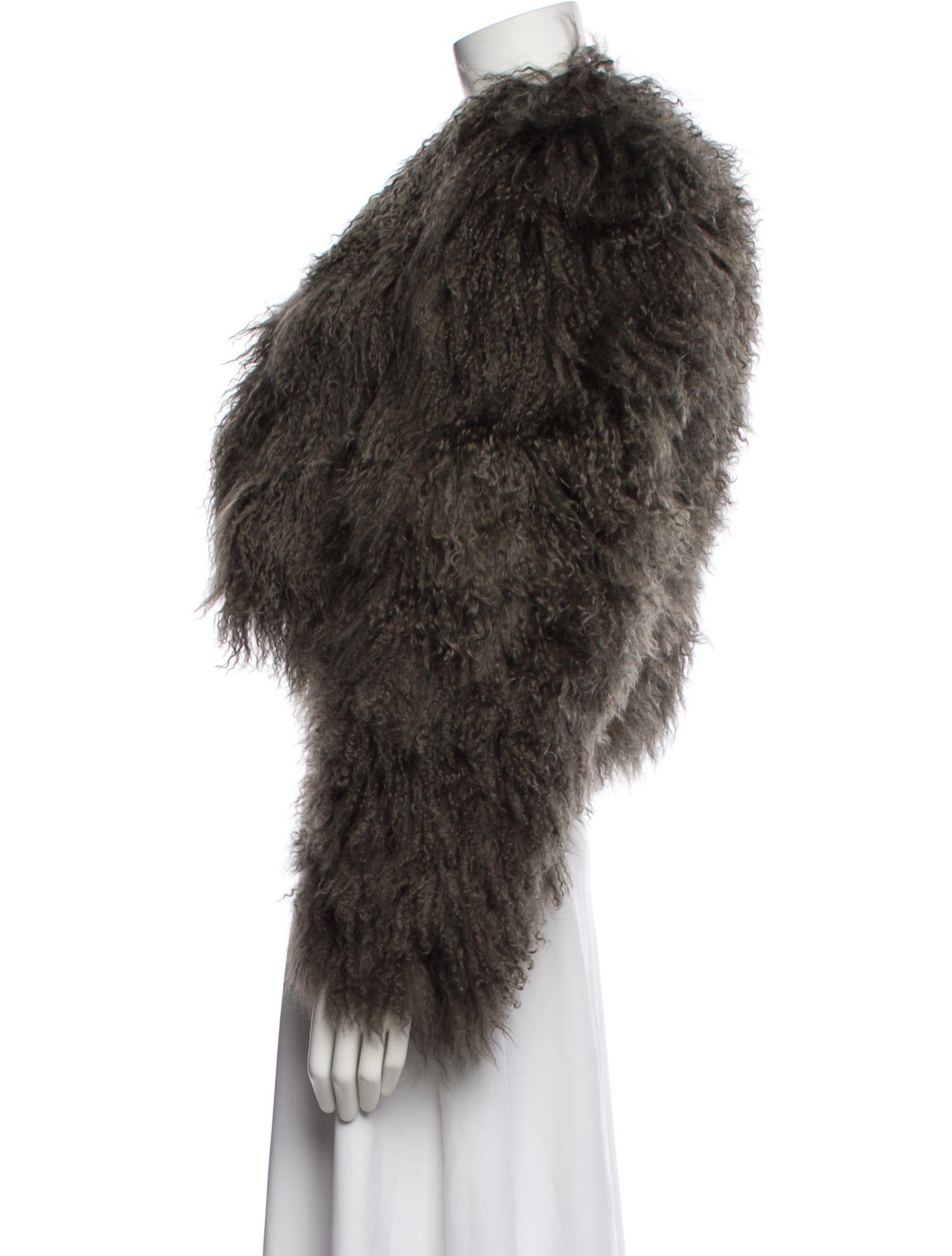 Charlotte Simone Mongolian Lamb Bolero