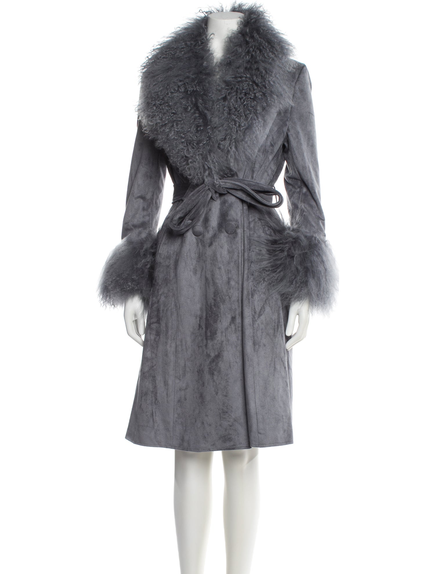 Charlotte Simone Printed Faux Fur Coat