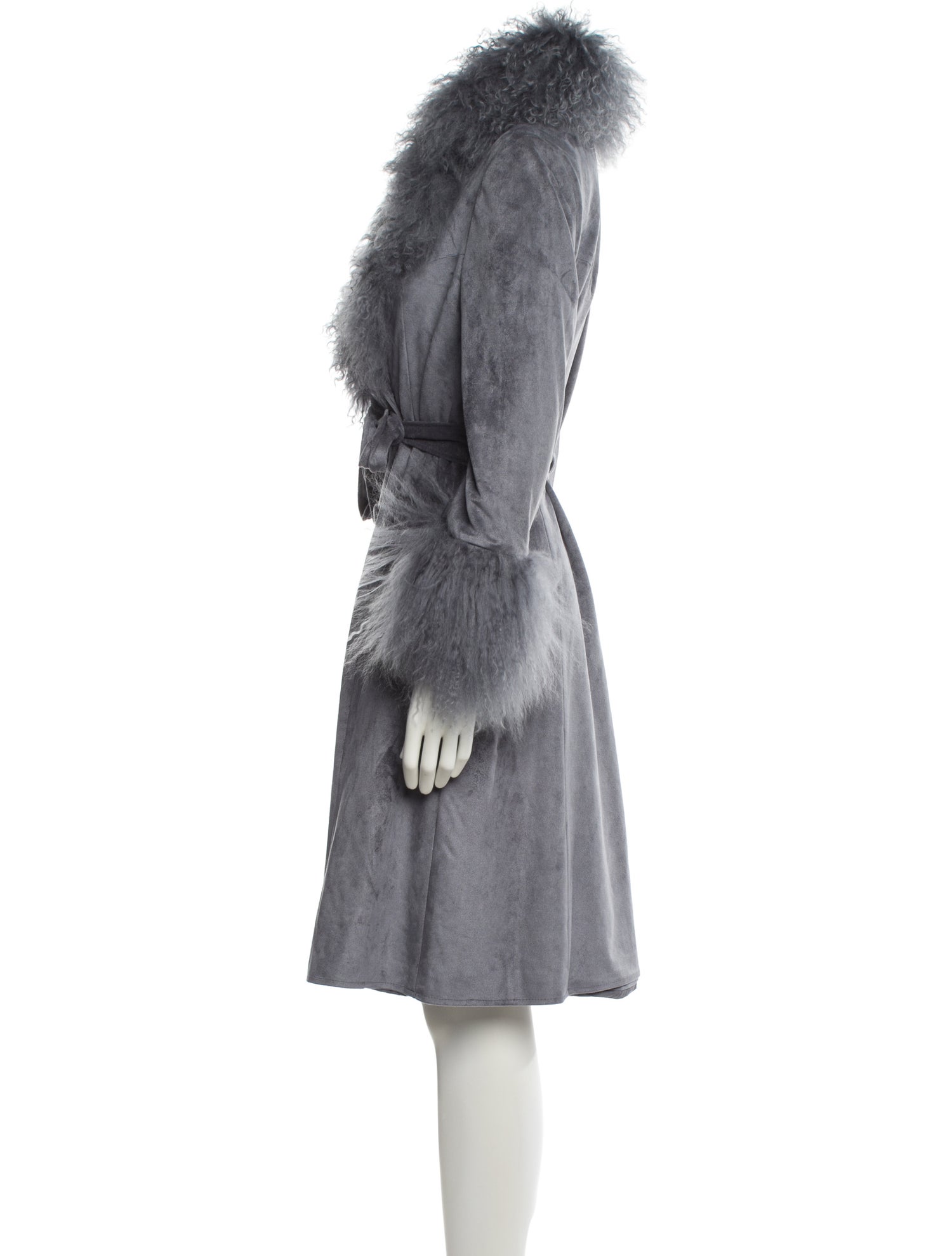 Charlotte Simone Printed Faux Fur Coat