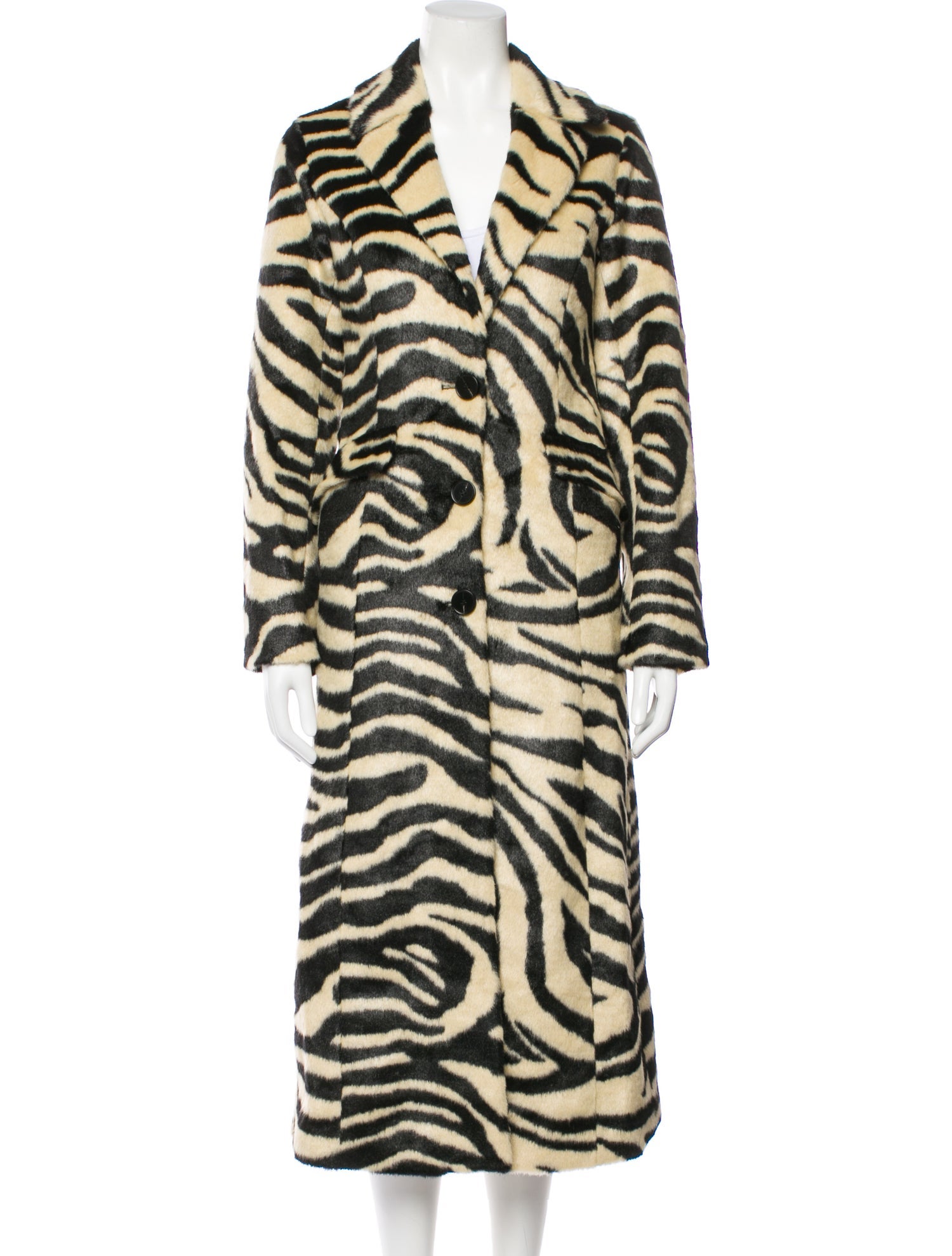 Charlotte Simone Faux Fur Animal Print Fur Vest