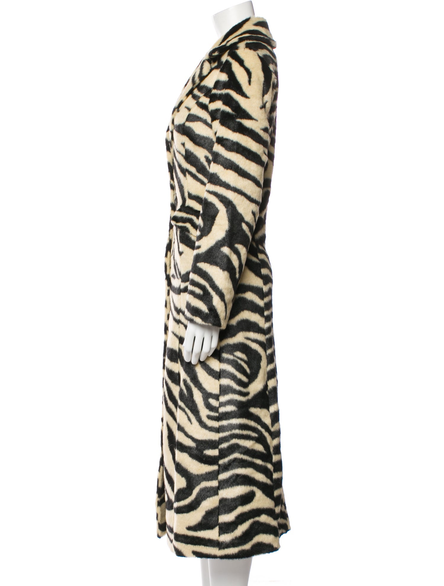 Charlotte Simone Faux Fur Animal Print Fur Vest