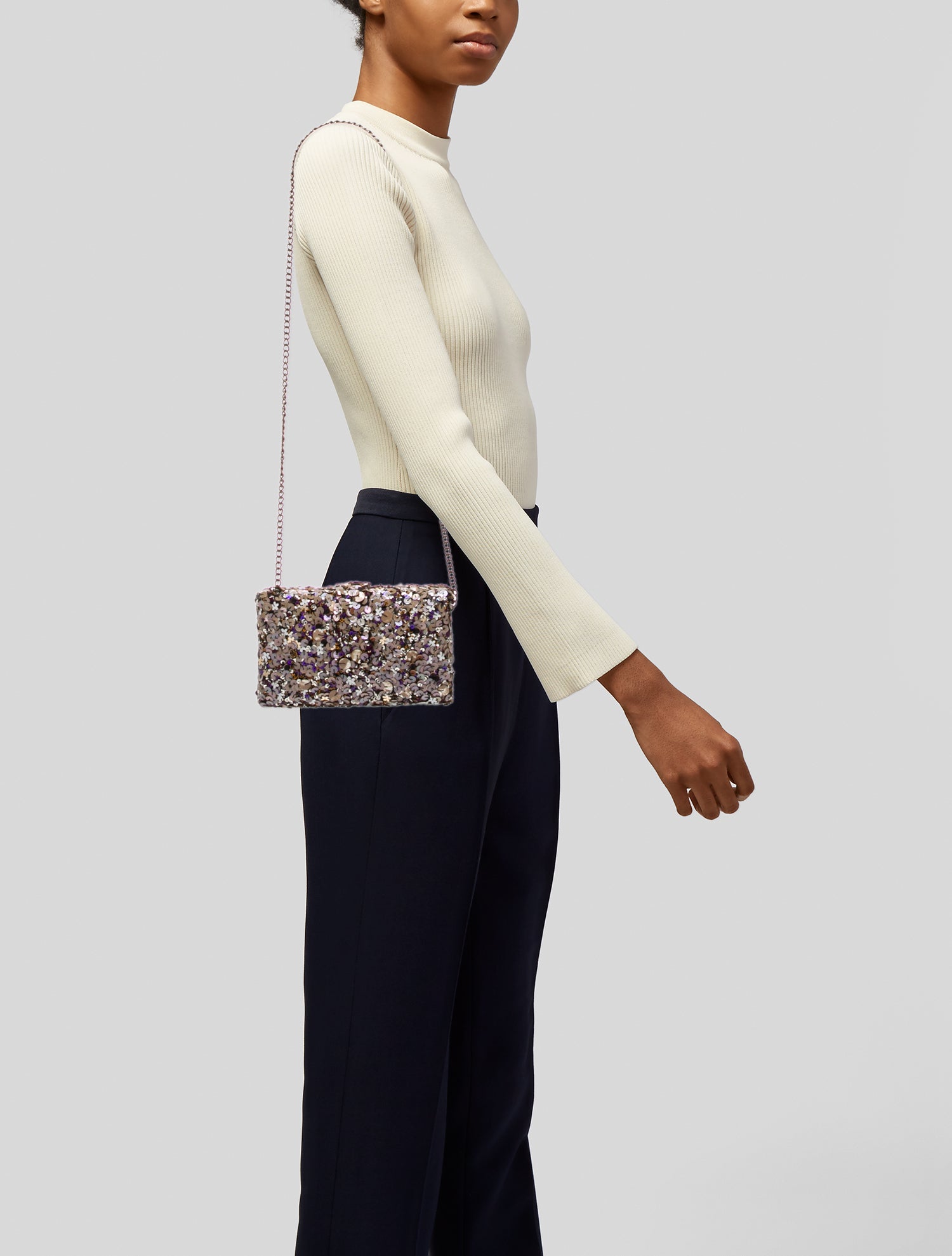 Simitri Sequins Evening Bag