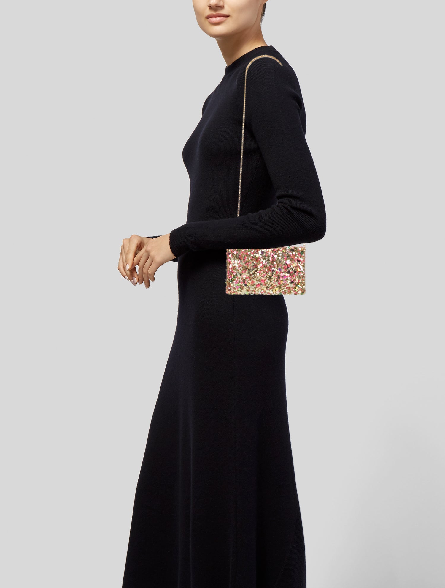 Simitri Sequins Shoulder Bag