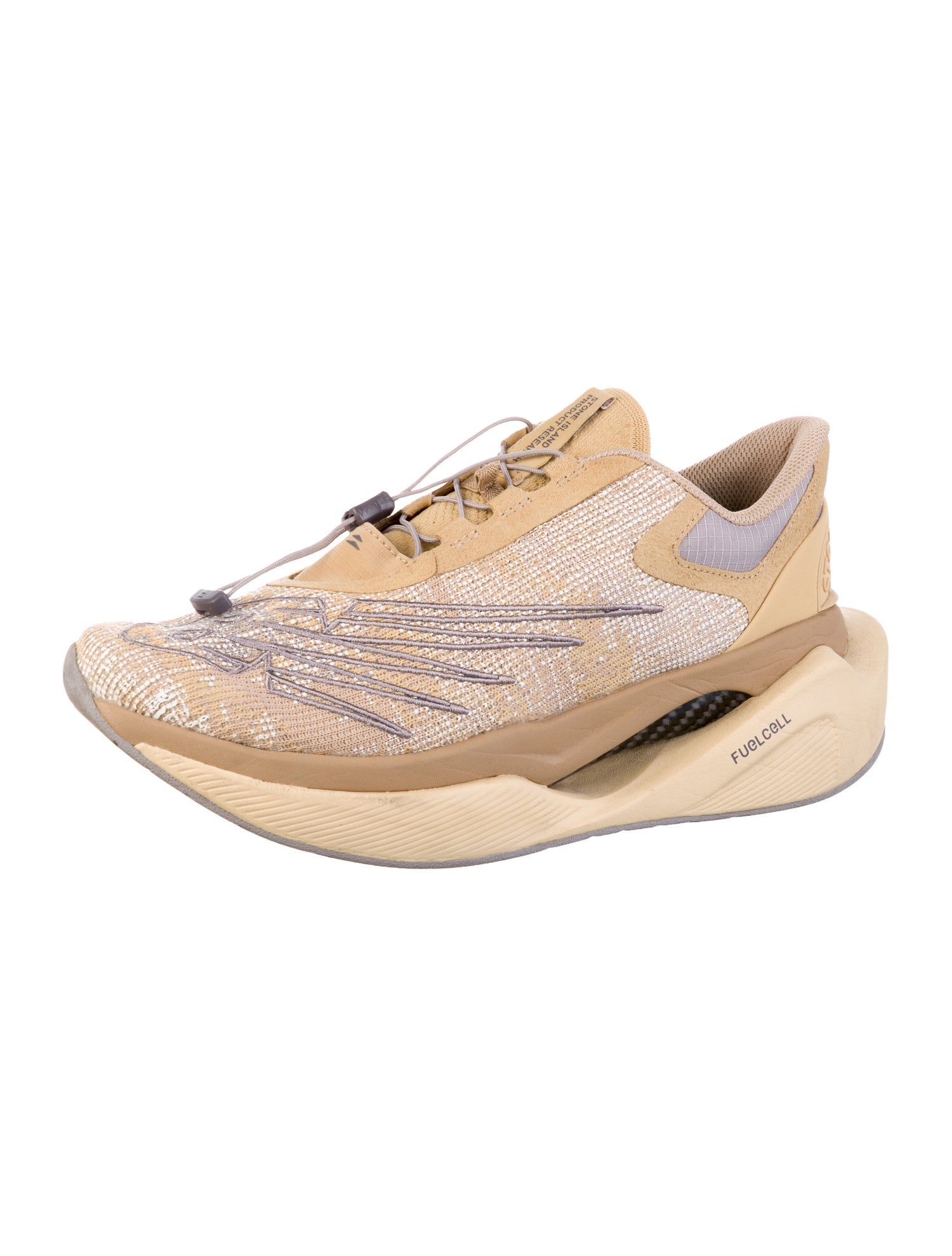 Stone Island x New Balance Tweed Pattern Sneakers