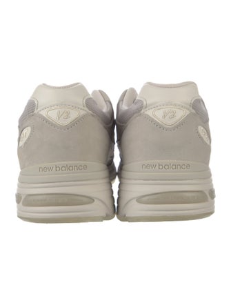 Stone Island x New Balance Suede Printed Athletic Sneakers