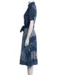 Studio 189 Tie-Dye Print Midi Length Dress