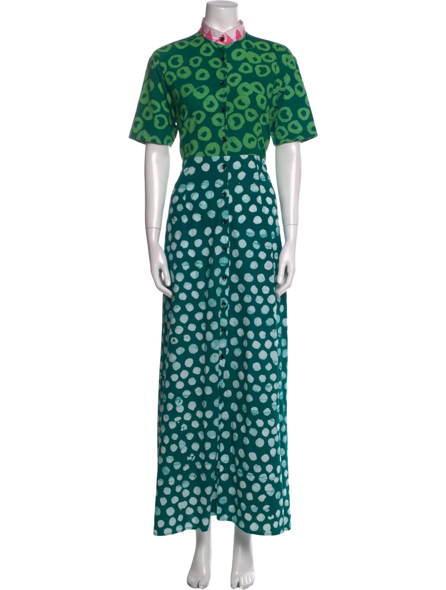 Studio 189 Polka Dot Print Long Dress
