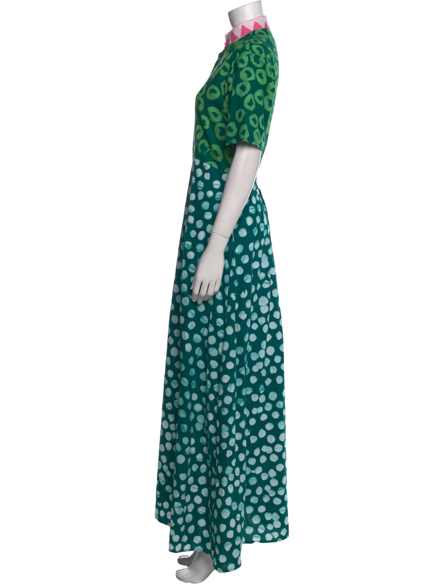 Studio 189 Polka Dot Print Long Dress