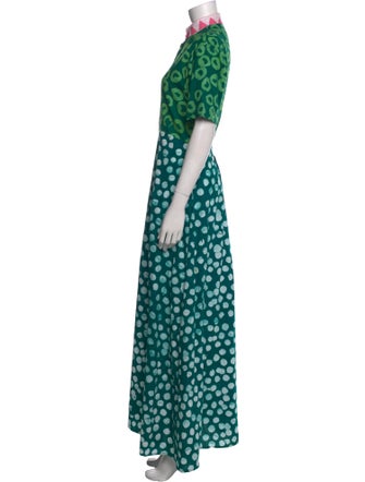 Studio 189 Polka Dot Print Long Dress