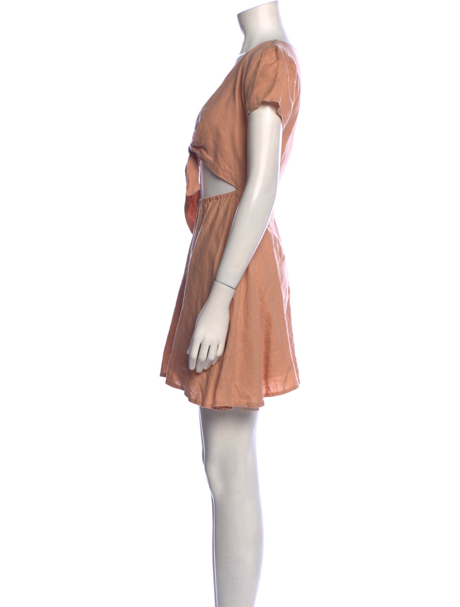 SIR The Label Plunge Neckline Mini Dress