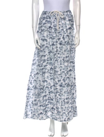 SIR The Label Floral Print Midi Length Skirt