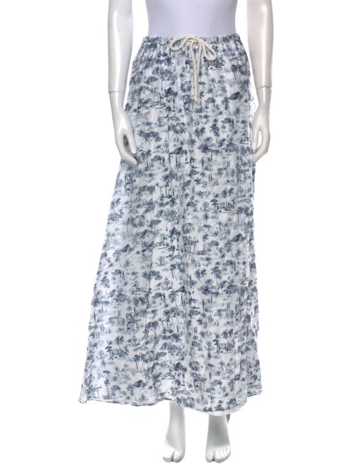 SIR The Label Floral Print Midi Length Skirt