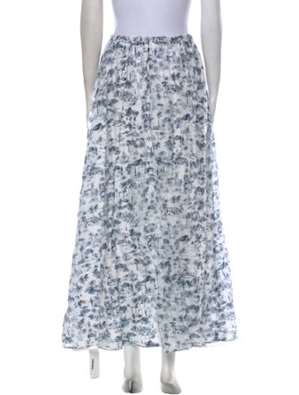 SIR The Label Floral Print Midi Length Skirt