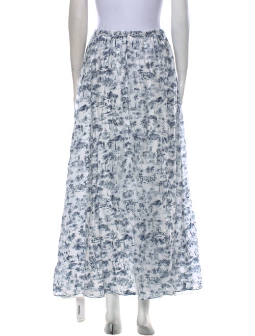 SIR The Label Floral Print Midi Length Skirt