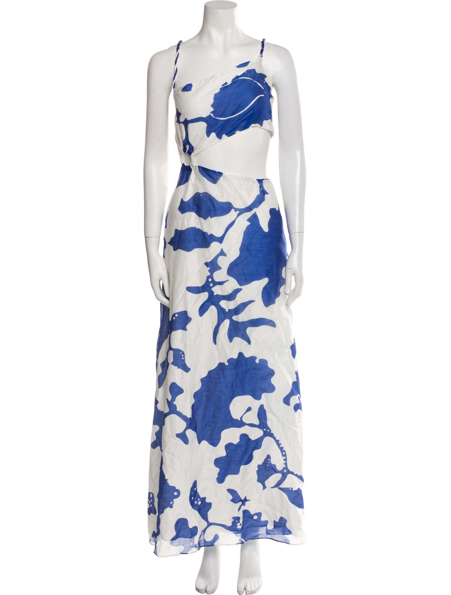 SIR The Label Floral Print Long Dress