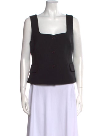 SIR The Label Square Neckline Sleeveless Crop Top