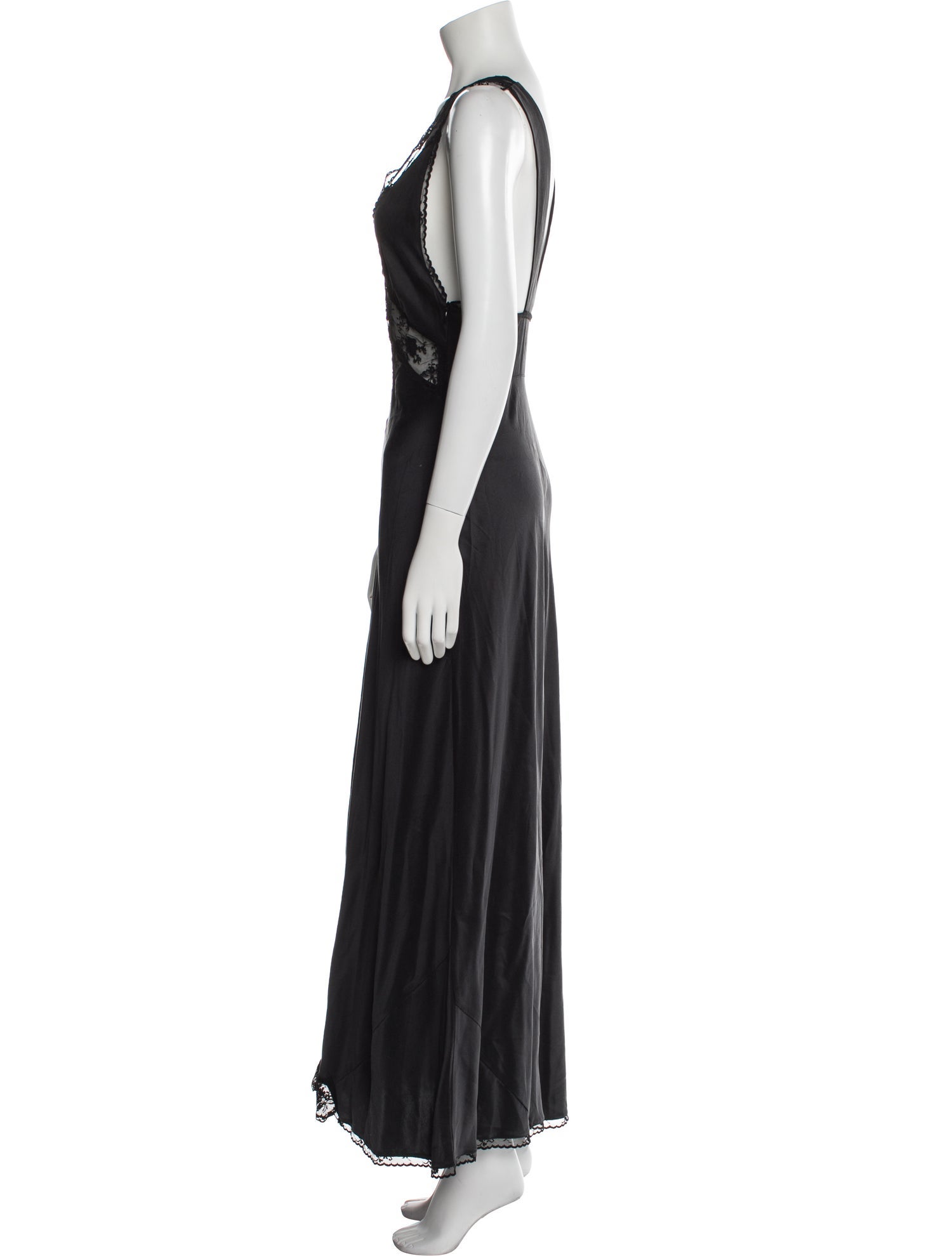 SIR The Label Silk Long Dress