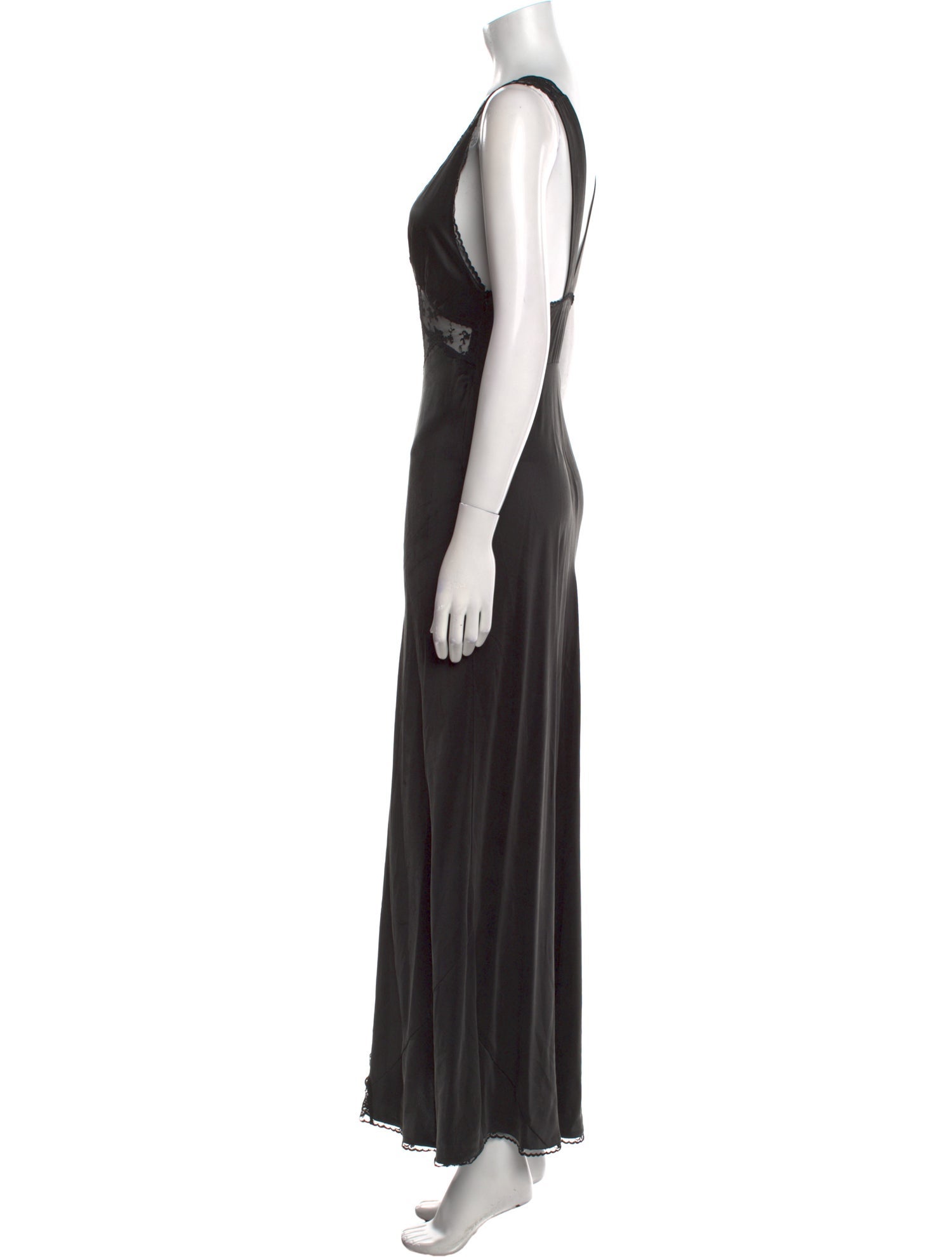 SIR The Label Silk Long Dress