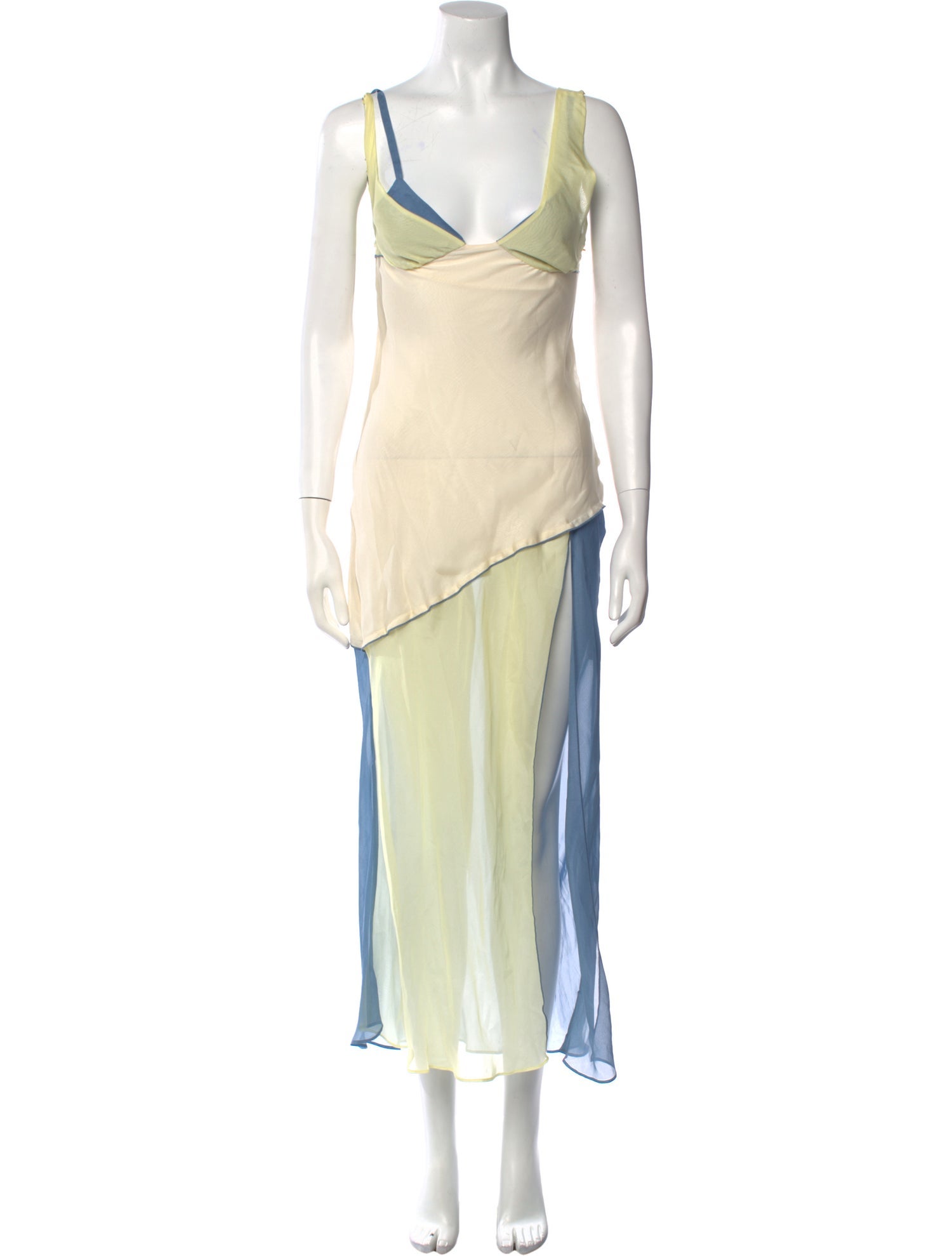 SIR The Label Silk Long Dress