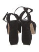 Si Rossi Suede Cutout Accent Sandals