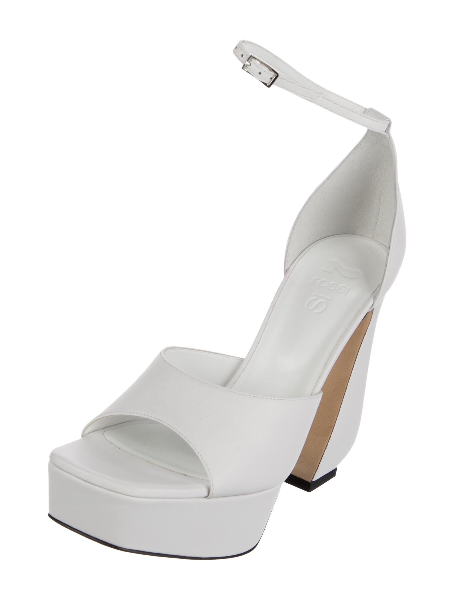 Si Rossi Leather Slingback Sandals