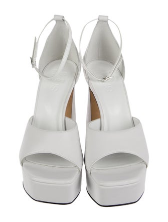 Si Rossi Leather Slingback Sandals