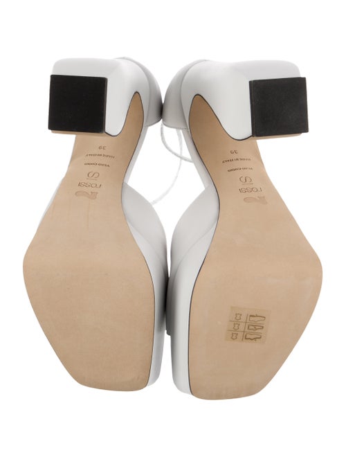 Si Rossi Leather Slingback Sandals