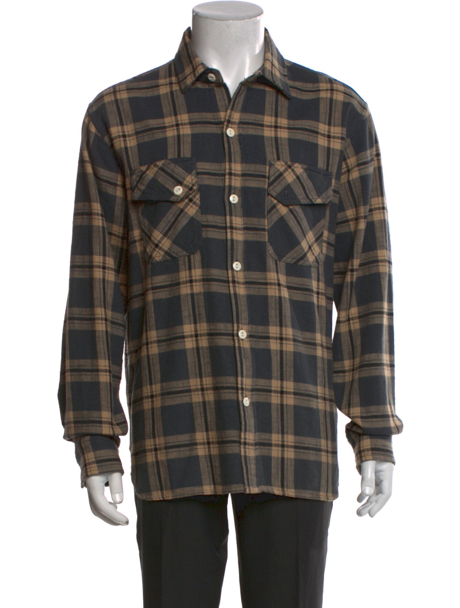3sixteen Plaid Print Long Sleeve Western Shirt