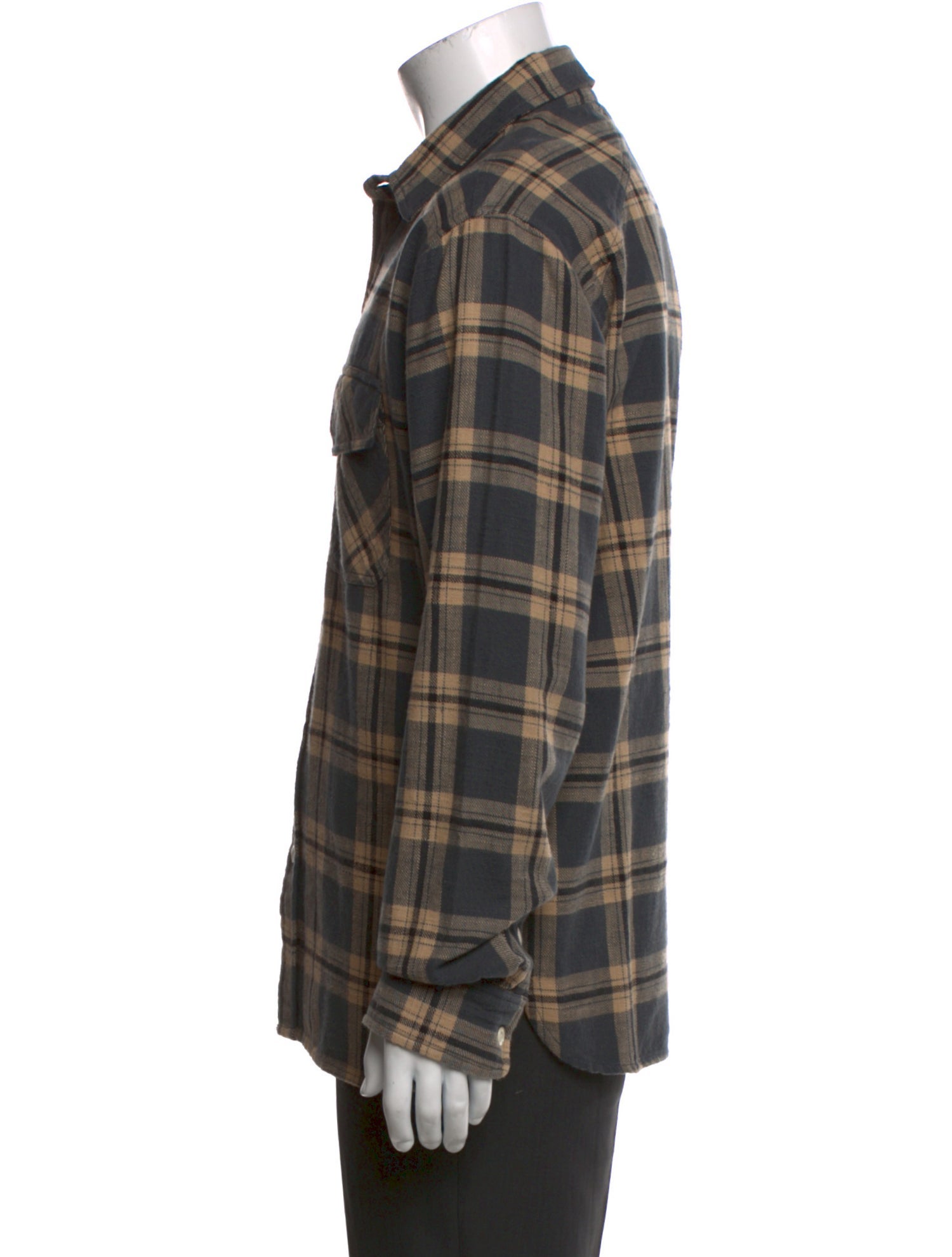 3sixteen Plaid Print Long Sleeve Western Shirt