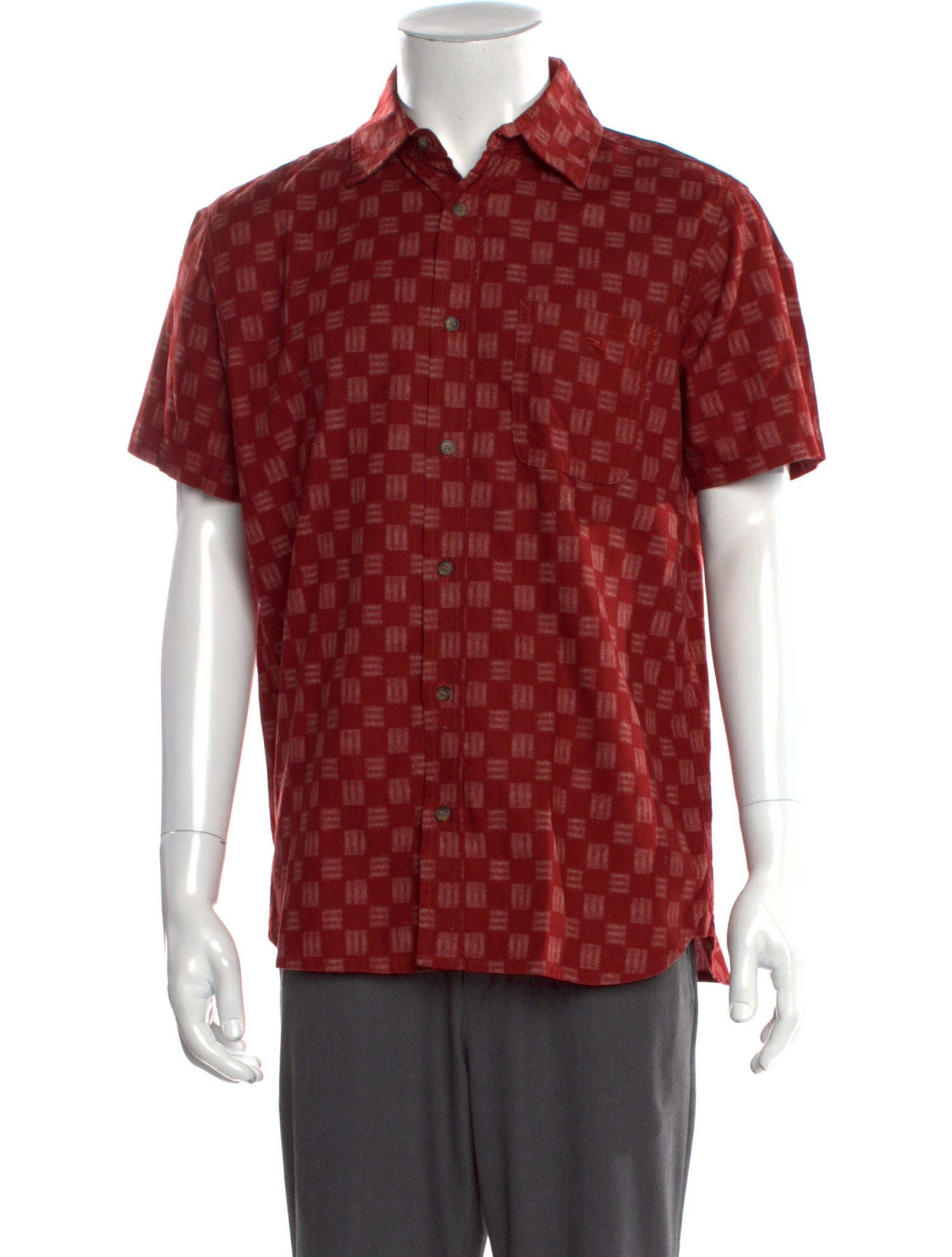 3sixteen Plaid Print Short Sleeve Shirt