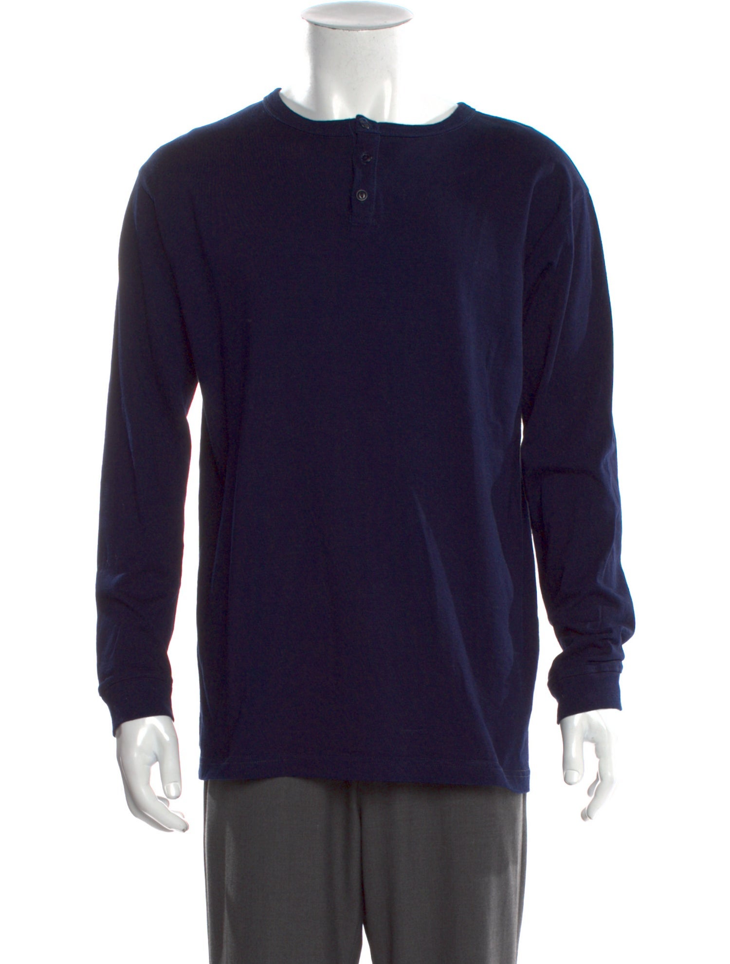 3sixteen Crew Neck Long Sleeve Henley
