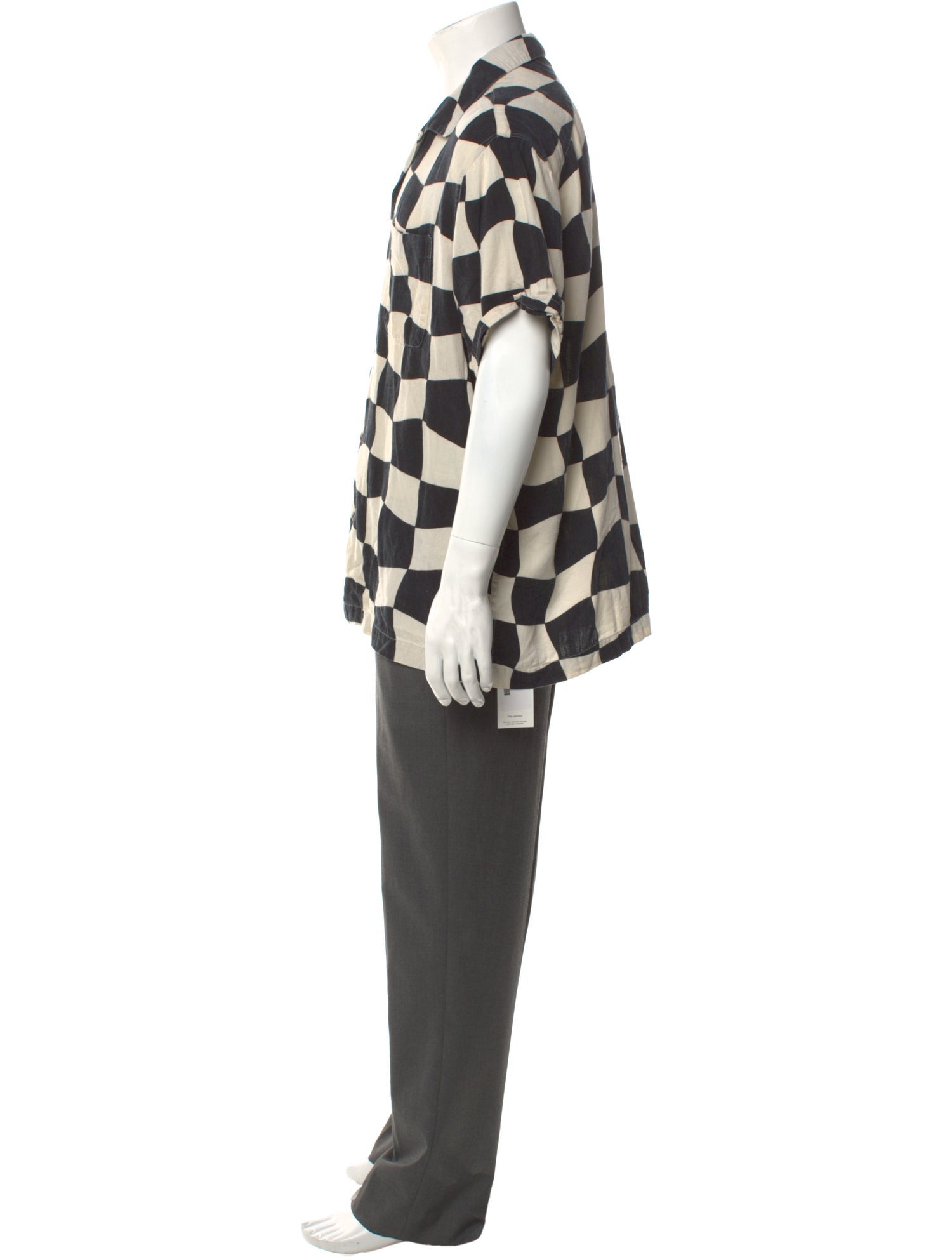 3sixteen Plaid Print Short Sleeve Shirt