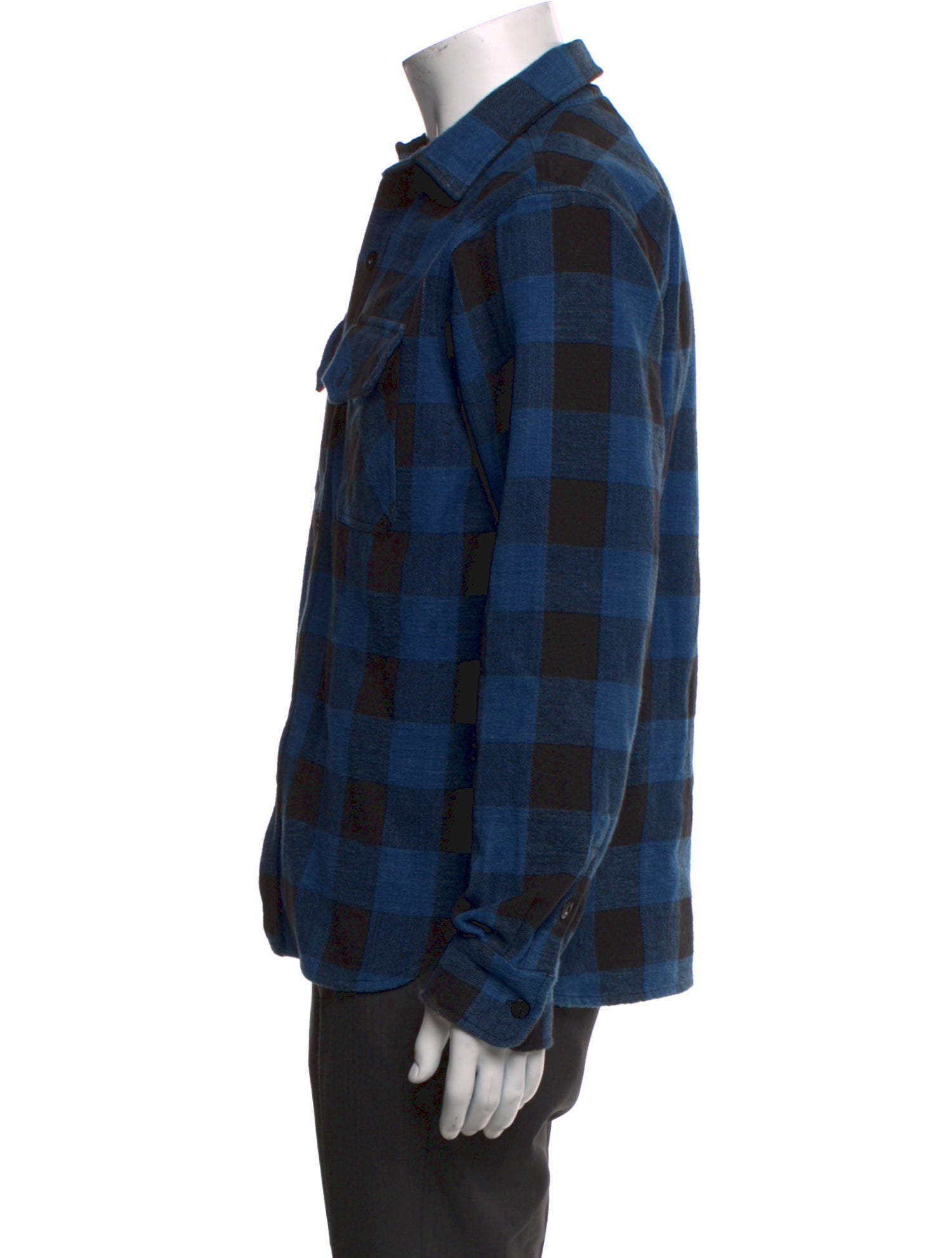 3sixteen Plaid Print Long Sleeve Shirt