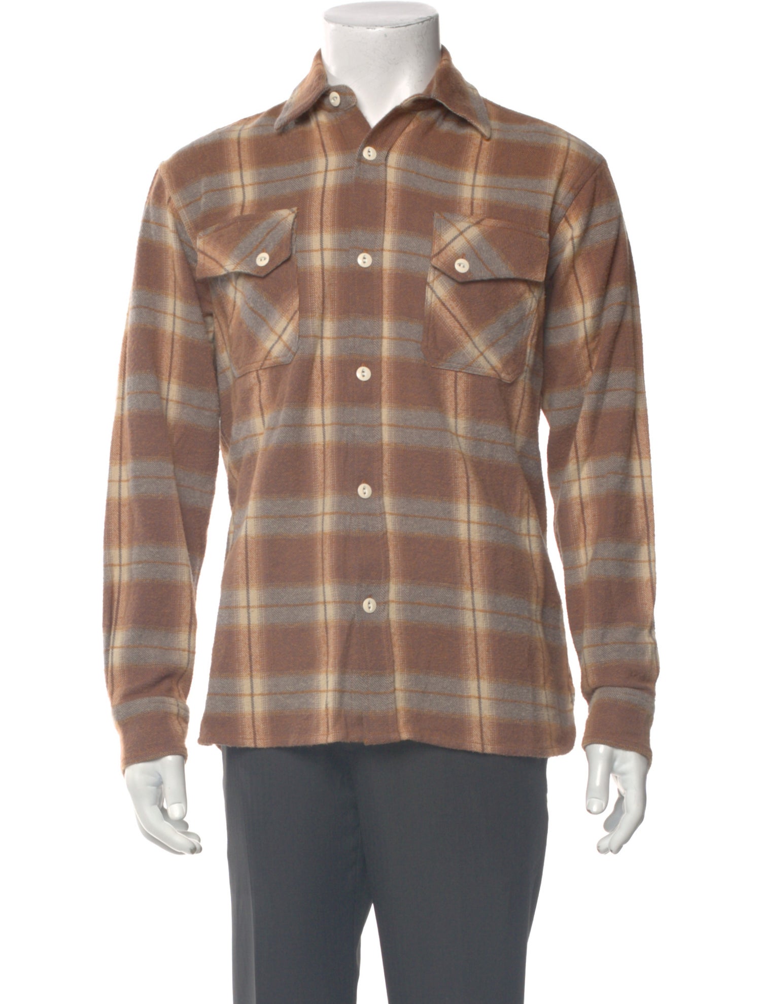 3sixteen Plaid Print Long Sleeve Western Shirt