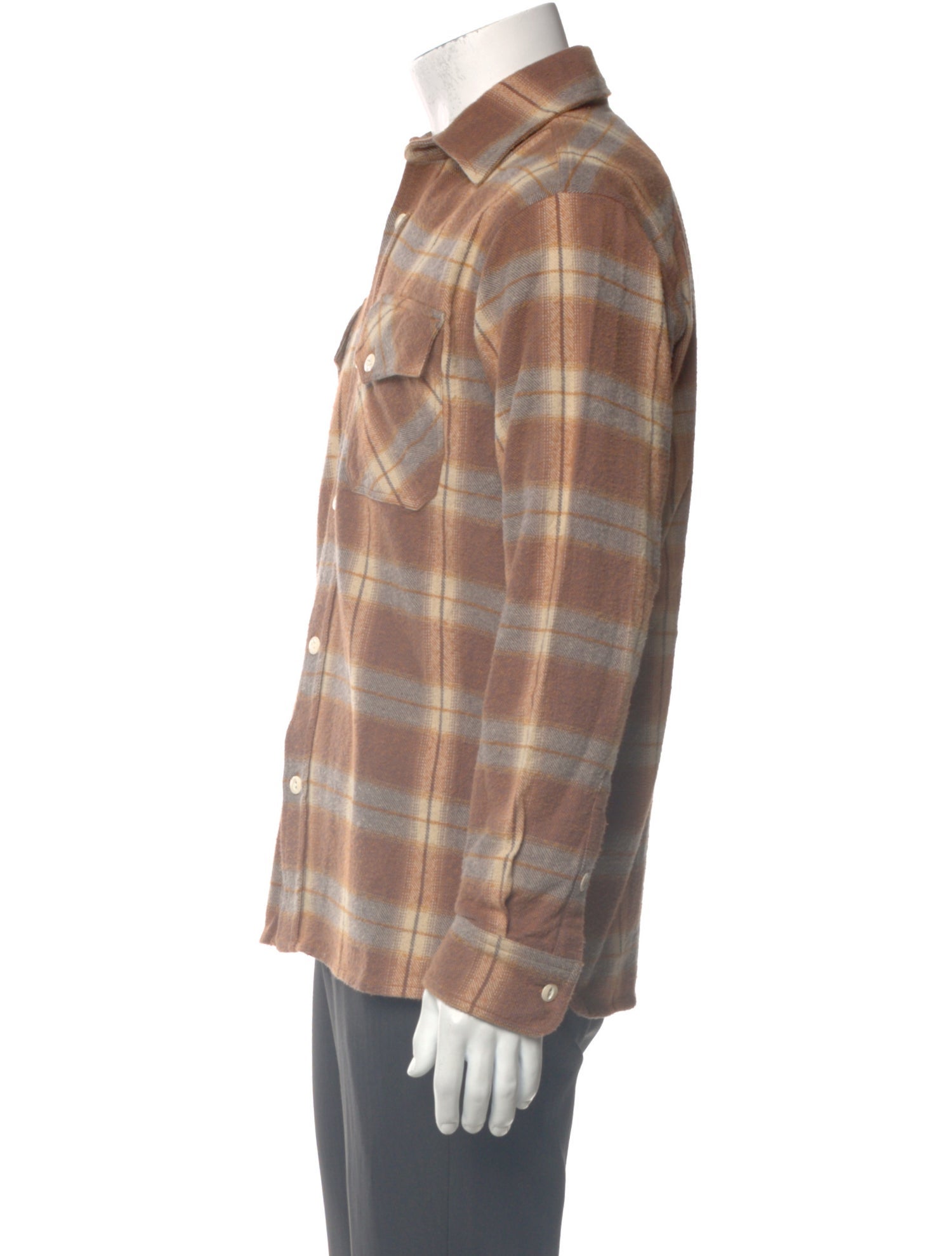 3sixteen Plaid Print Long Sleeve Western Shirt