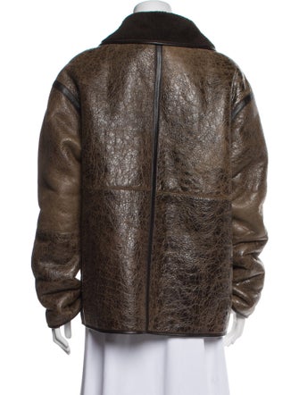 Saks Jandel Shearling Fur Jacket