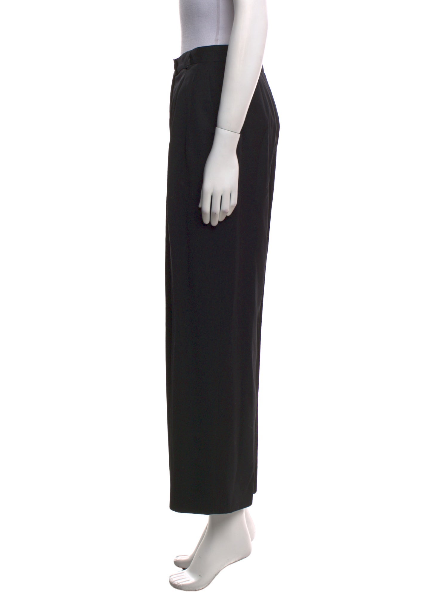 Saks Jandel Wool Wide Leg Pants