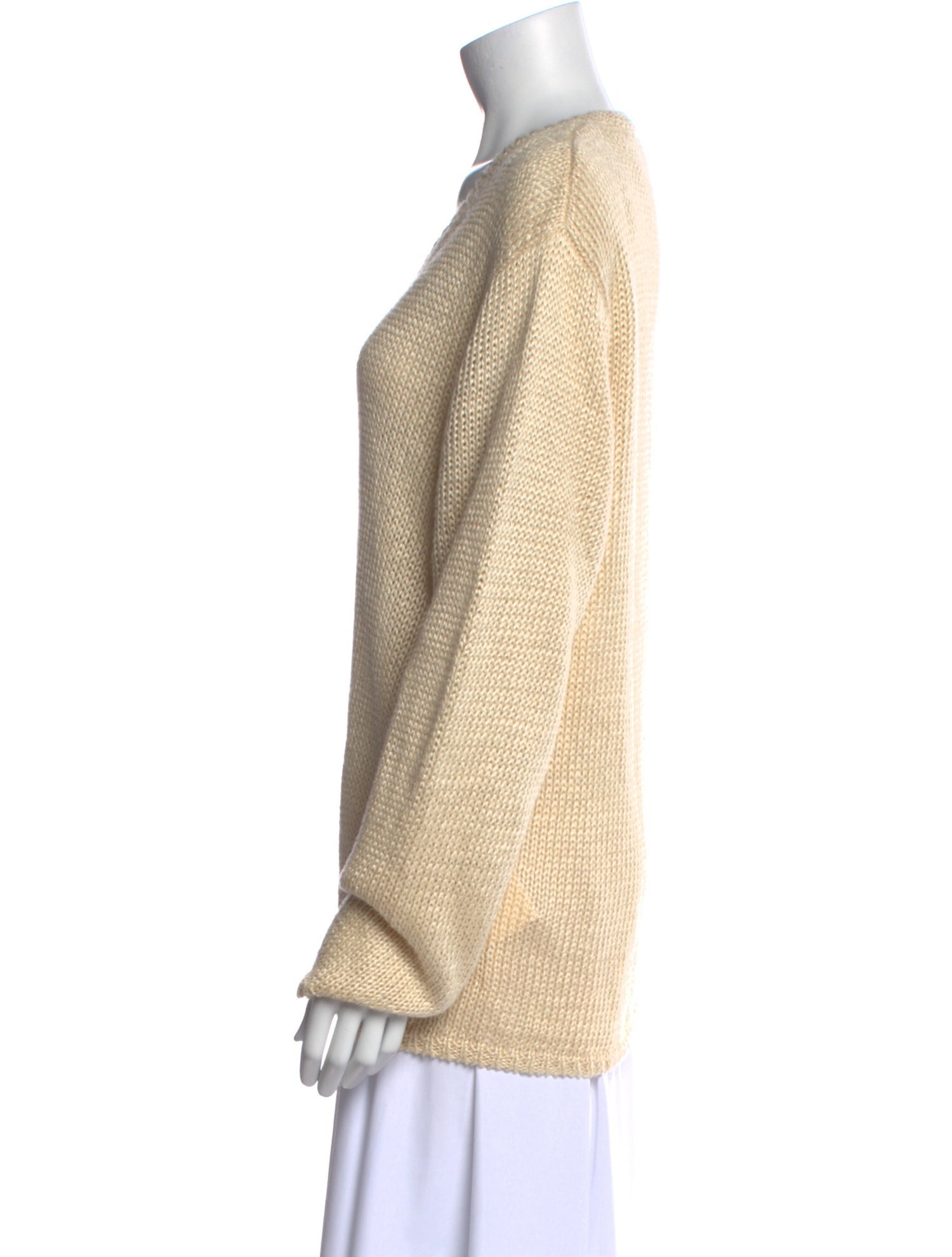 Saks Jandel Linen V-Neck Sweater