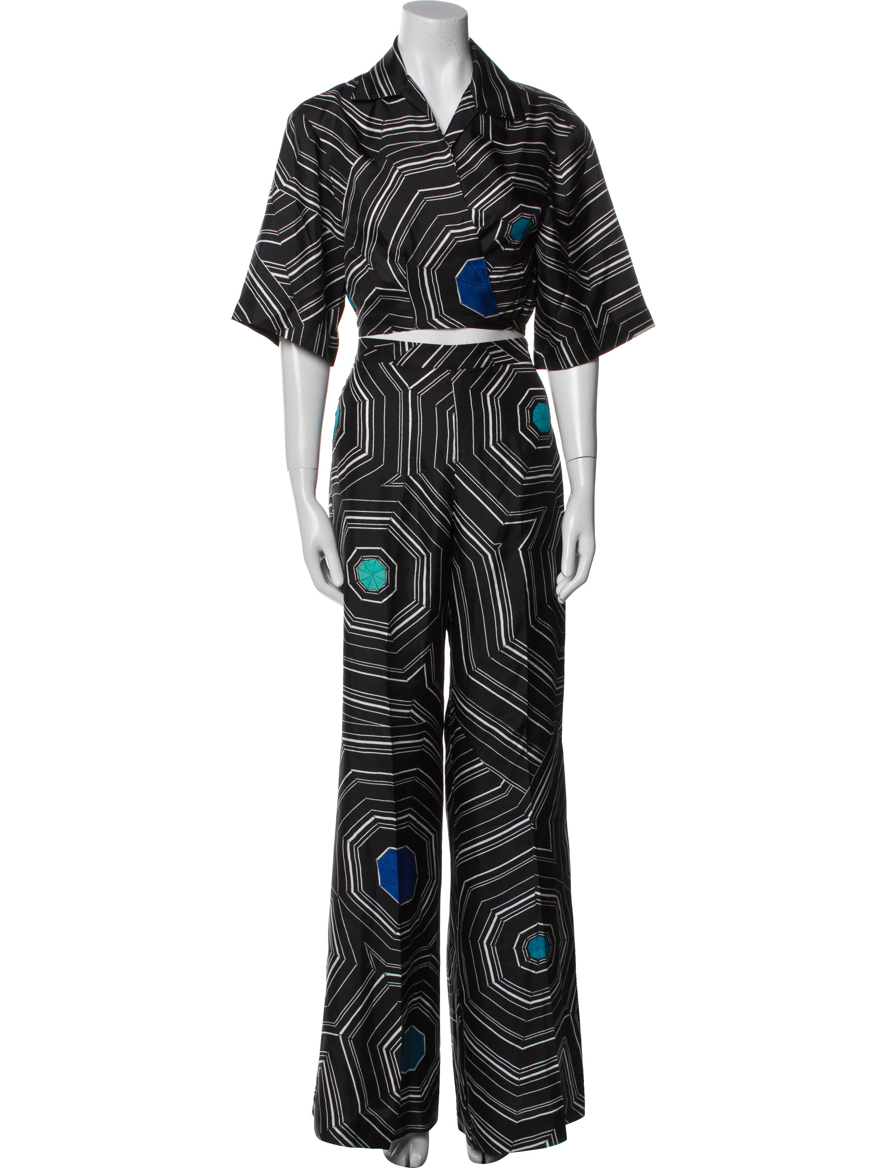 Sandro x Louise Bourgeois Printed Pant Set w/ Tags