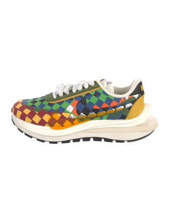 sacai x Jean Paul Gaultier x Nike Canvas Printed Athletic Sneakers