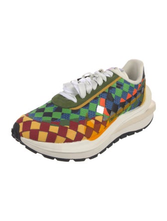 sacai x Jean Paul Gaultier x Nike Canvas Printed Athletic Sneakers