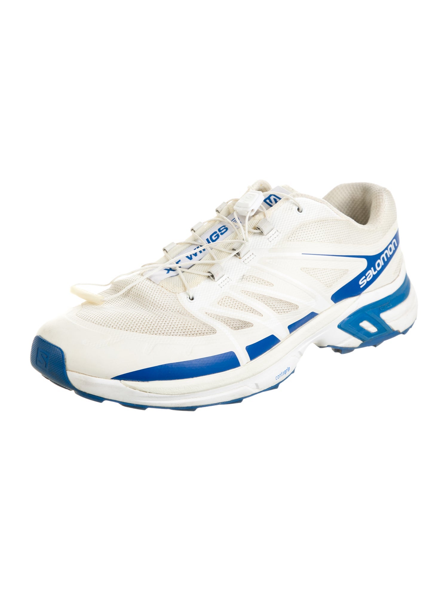 Solomon x JJJJOUND Mesh Colorblock Pattern Athletic Sneakers