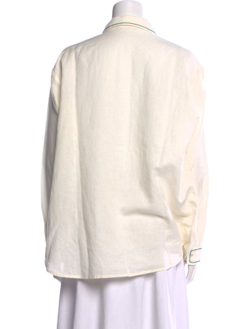 Sezane x Lucia Vergara Long Sleeve Button-Up Top