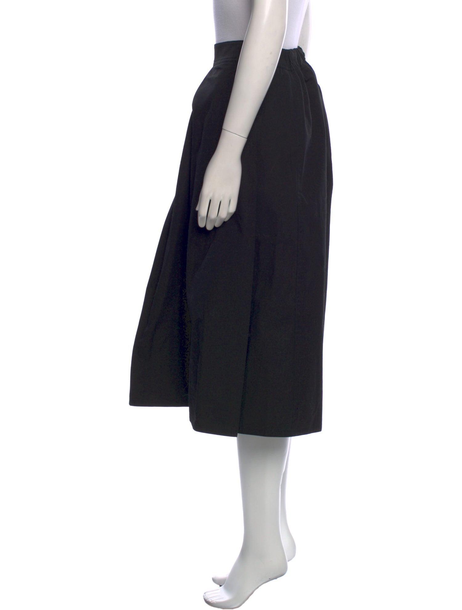 Studio Tomboy Pleated Accents Midi Length Skirt