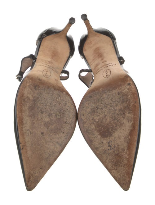 Sarah Jessica Parker Patent Leather D'Orsay Pumps