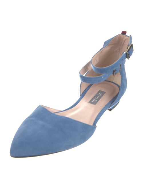 Sarah Jessica Parker Suede D'Orsay Flats