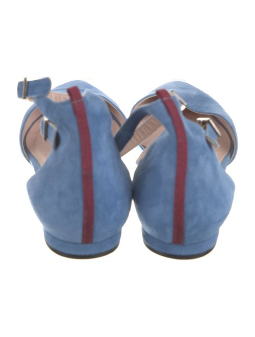 Sarah Jessica Parker Suede D'Orsay Flats