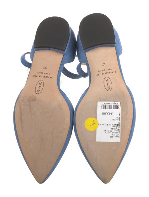 Sarah Jessica Parker Suede D'Orsay Flats