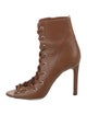 Sarah Jessica Parker Leather Lace-Up Boots