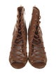 Sarah Jessica Parker Leather Lace-Up Boots